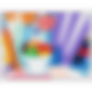 Still Life with Lilies and Mixed Fruit (preview)
