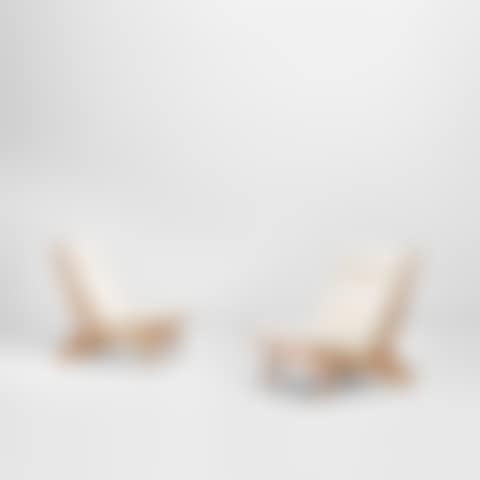 Pair of rare adjustable lounge chairs (preview)