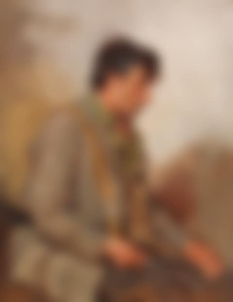 Sitzender Jäger (preview)