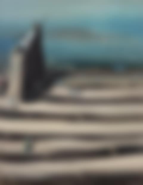 Un grand tableau qui représente un paysage (preview)
