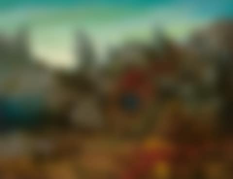 Paysage avec lac et chimères (preview)