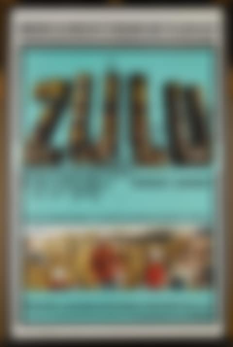 Poster for the film Zulu, Paramount, U.S. one-sheet (preview)
