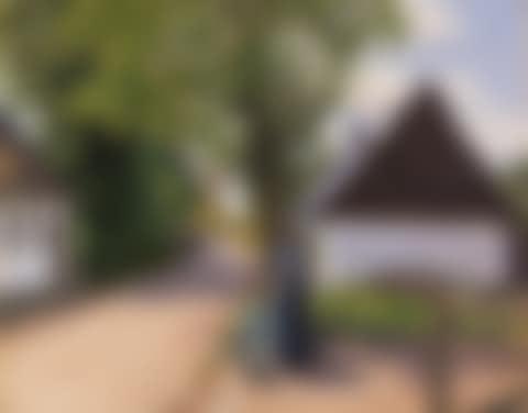 Dänische Dorfstraße mit Bäuerin und Milchmann (preview)