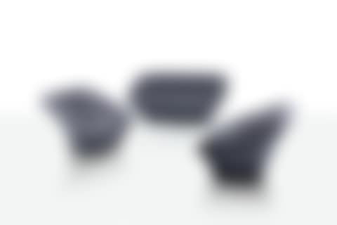 Square Mushroom sofa and pair of armchairs, F564 model (preview)