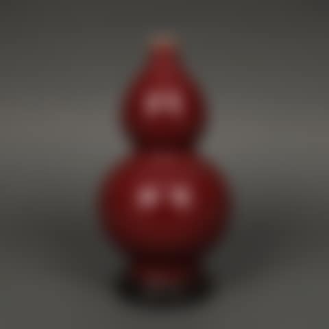 JI RED GLAZED GOURD VASE (preview)