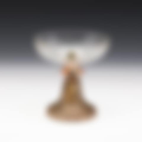 GLASS WITH GRAPE AND FIGURE DECOR (preview)