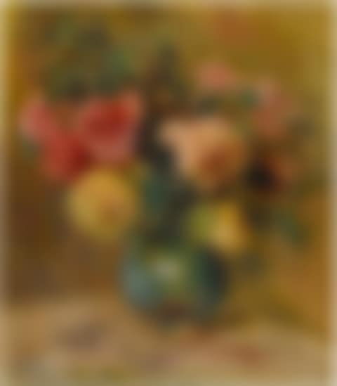 Roses dans un vase vert (preview)