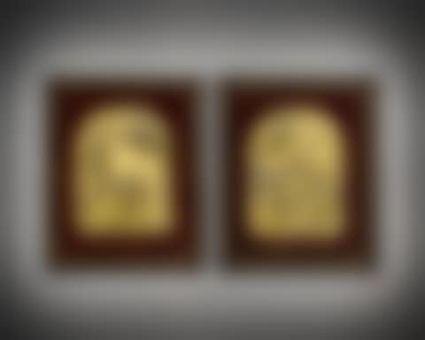 Pair of plaques with martyrs, probably Saint Placidus and Saint Maurus (preview)