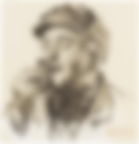 It's the Cream of Kentucky, It's the Favorite of the World (Portrait of Hunter Sniffing Drink) (preview)