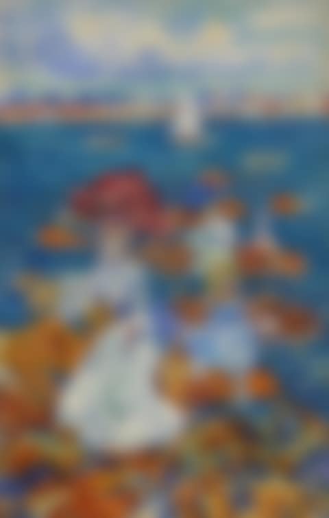 Low Tide (Figures on Rocks) (preview)