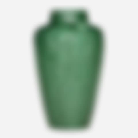 Matt Green vase with irises (preview)