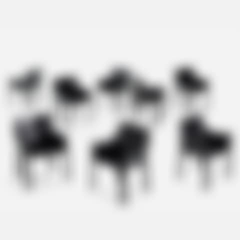 Cab chairs, set of eight (preview)
