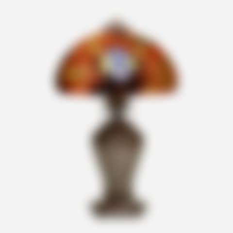 Boudoir lamp with roses and butterflies (preview)