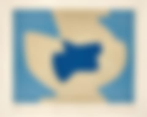 Composition bleue et jaune (preview)