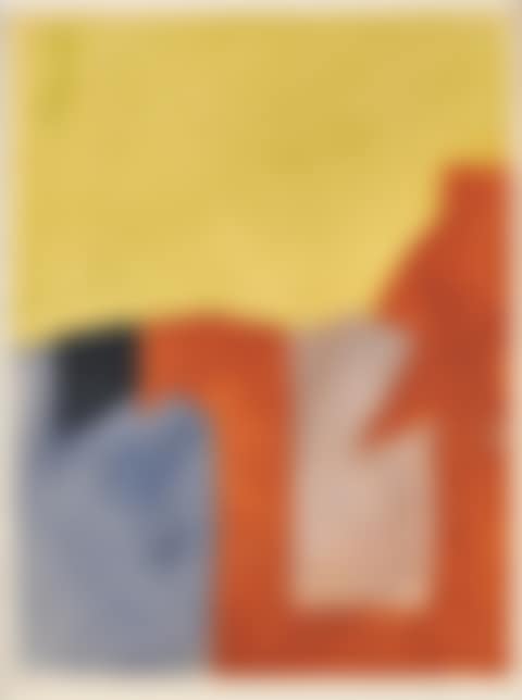 Composition in Gray, Red and Yellow (preview)