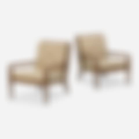 lounge chairs model WWZ, pair (preview)