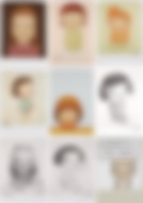 Nine Works: N's YARD Posters (i) Midnight Truth; (ii) In the Milky Lake / Thinking One; (iii) Blankey; (iv) Lollipop; (v) Let’s Talk About Glory; (vi) Young Mother; (vii) Should I Go?; (viii) News; (ix) Tomorrow’s Far Away (preview)