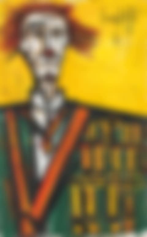 Clown sur fond jaune (preview)