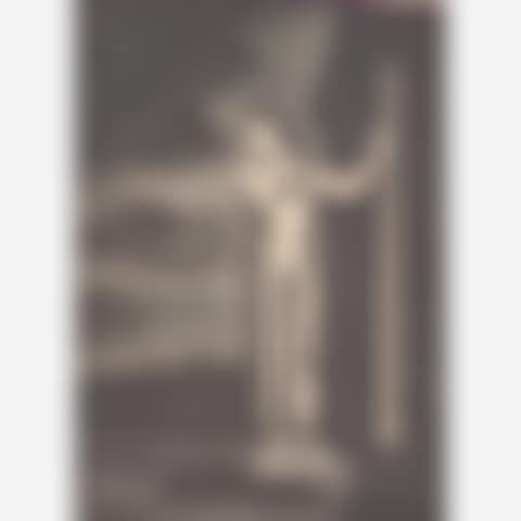 Woman Standing Outside a Door Under a Starry Sky (Starry Sky) (preview)