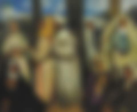 Les fiançailles Huile sur toile (preview)