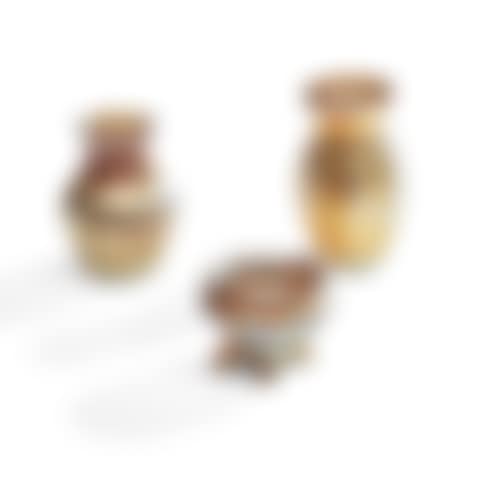 Three Tiffany Studios Favrile Glass Vases (preview)