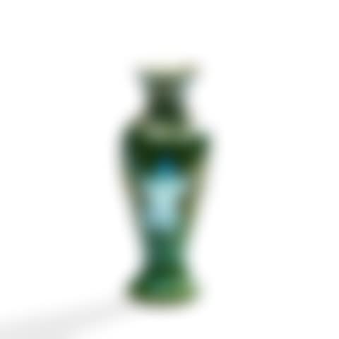 Steuben Decorated Green Aurene Glass Vase (preview)