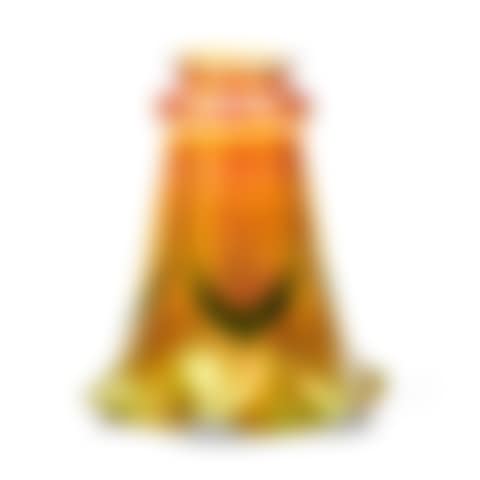 Steuben Gold Aurene with Green Pulled-feather Glass Shade (preview)