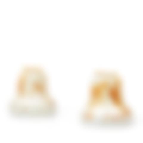 Pair of Steuben Gold Aurene "Hearts and Vine" Calcite Glass Shades (preview)