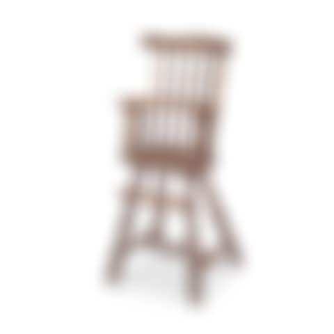 The Important Wister Family Brown-Painted Scroll-Carved Comb-Back Windsor High Chair (preview)