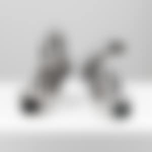 High-Heels With Bow (Silver) (preview)