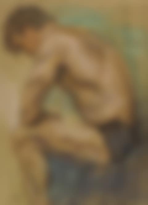 Portrait of a Semi-Clad Man (preview)