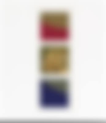 Monochrome pink, gold and blue (preview)