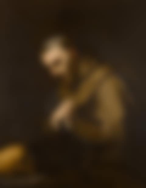 Saint Francis in meditation (preview)