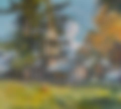 Landscape with a Wooden Chapel (preview)