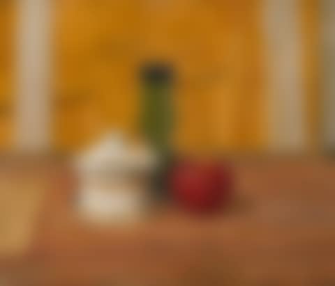 Still Life with Bottle, Apple and Jar (preview)