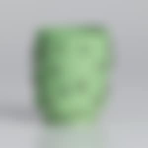 Green-slipped platinum drips cup (preview)