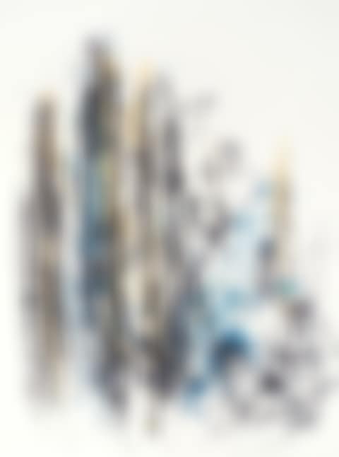 Arbres (Black, Yellow and Blue) (preview)