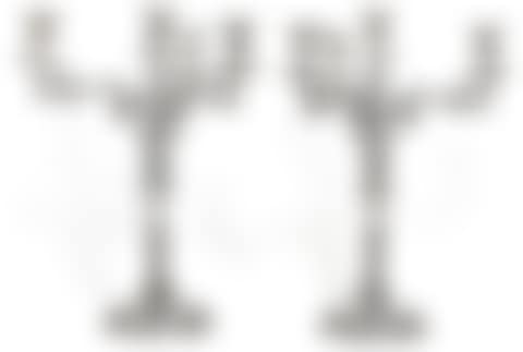 A pair of silver four-light candelabra, Jantzen, St Petersburg, circa 1832-1833 (preview)