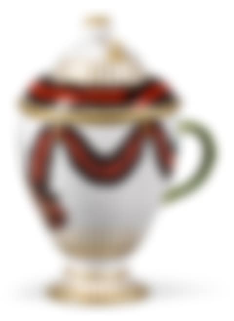 A porcelain ice cup and cover from the Order of St Vladimir Service, Gardner Porcelain Factory, Verbilki, 1783-1785 (preview)