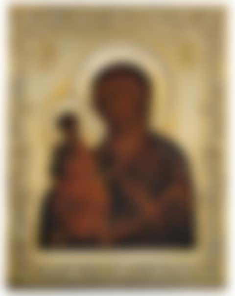 A silver-gilt icon of the Mother of God 'Of the Three Hands', Sergei Zharov, Moscow, 1908-1917 (preview)
