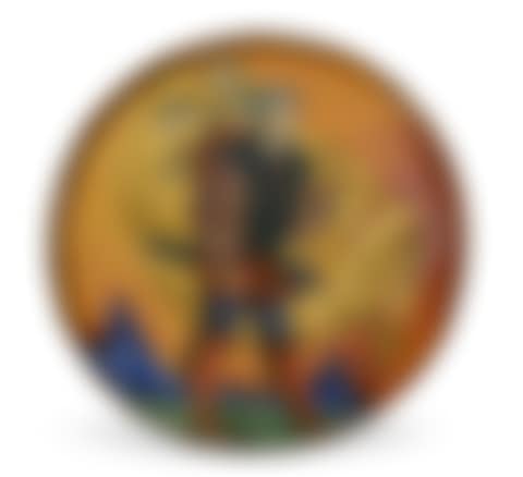 A GUBBIO MAIOLICA GOLD AND RUBY LUSTRED DATED ISTORIATO FOOTED SHALLOW BOWL (COPPA) (preview)