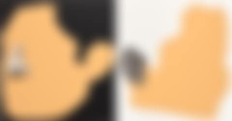 Two Profiles, One with Nose (B & W); One with Ear (B & W), from Noses & Ears, Etc.: The Gemini Series (H. 166) (preview)