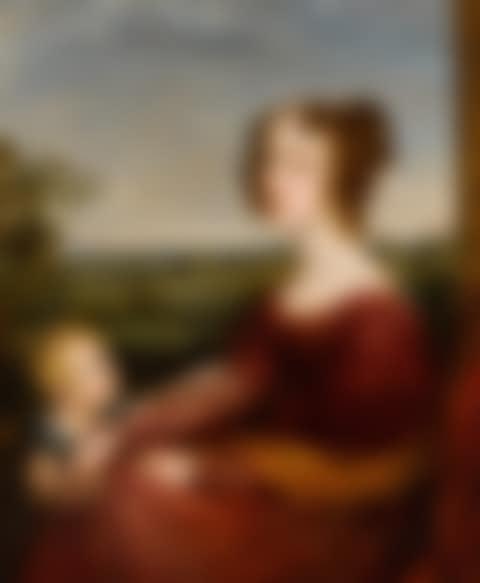 Portrait of Mrs. William Wilberforce and Child (preview)