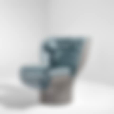 "Elda" swivel armchair (preview)