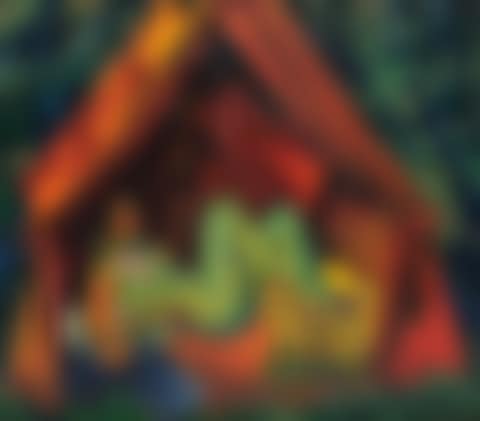 Rotes Zelt mit weiblichem Akt: Danae (preview)