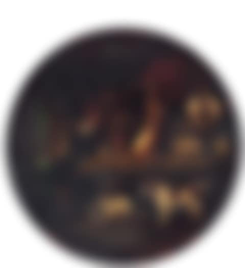 Spaniels with dead game in larder (preview)