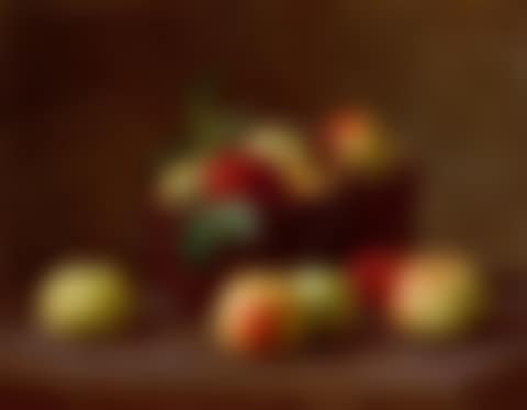 Pommes dans un panier sur la table (preview)