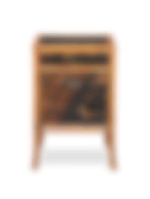An Anglo-Japanese late 19th century Aesthetic Movement lacquer and decorated bamboo work table or bedside commode (preview)