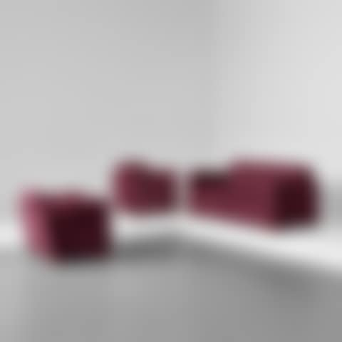 Sofa and pair of armchairs (preview)