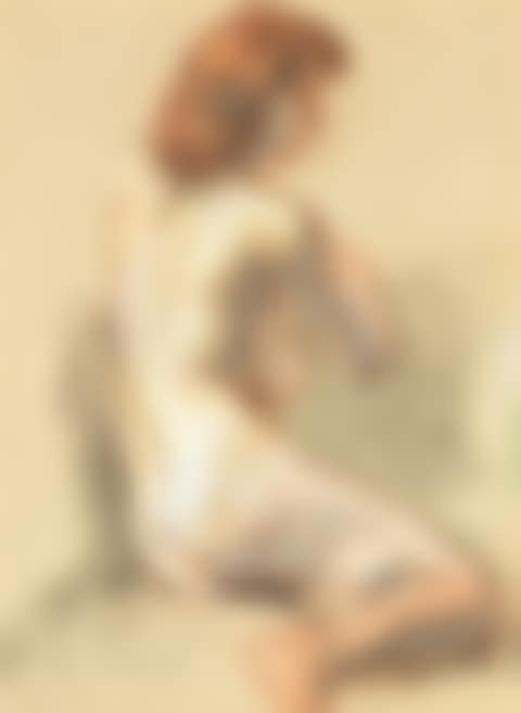 Seated Female Nude (preview)